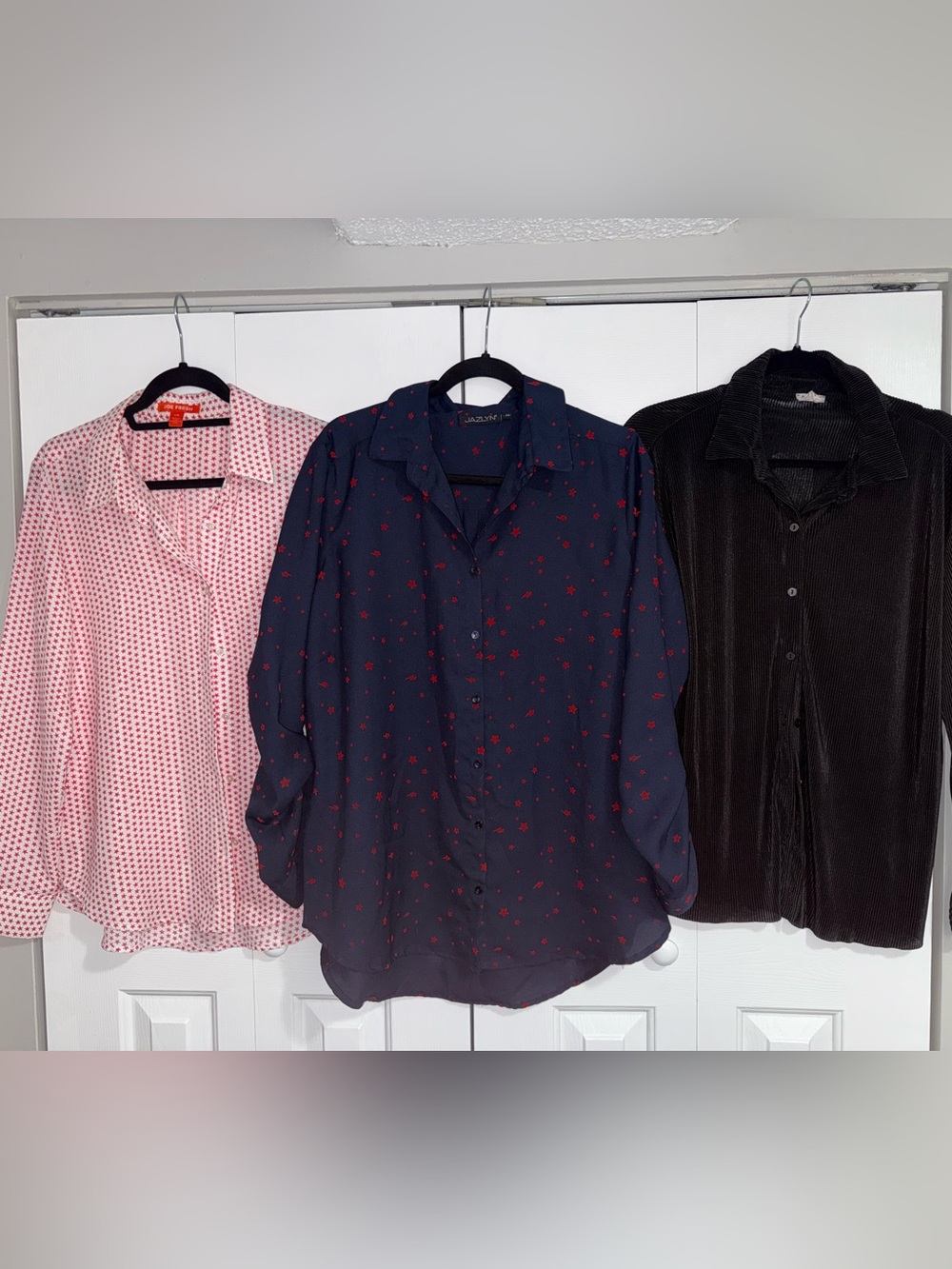 Lot of 3 flowy long sleeve button downs